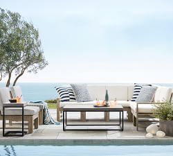 Indio Eucalyptus 6-Piece Outdoor Sectional (100&quot;)