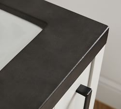 Austen 60&quot; Concrete Top Double Sink Vanity
