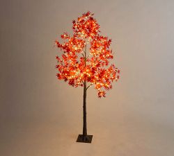 Lit Faux Japanese Maple Tree
