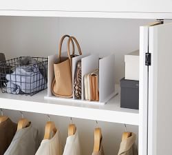 Two Level Bag Organizer Stand - Set of 4