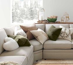 Peace Leaves Embellished Pillow Cover