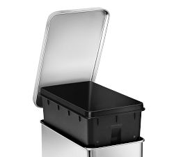 Simplehuman&#174; 10 Liter Profile Step Trash Can