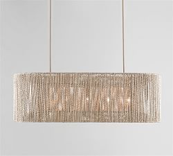 Open Box: Farrington Abaca Linear Chandelier (42&quot;)