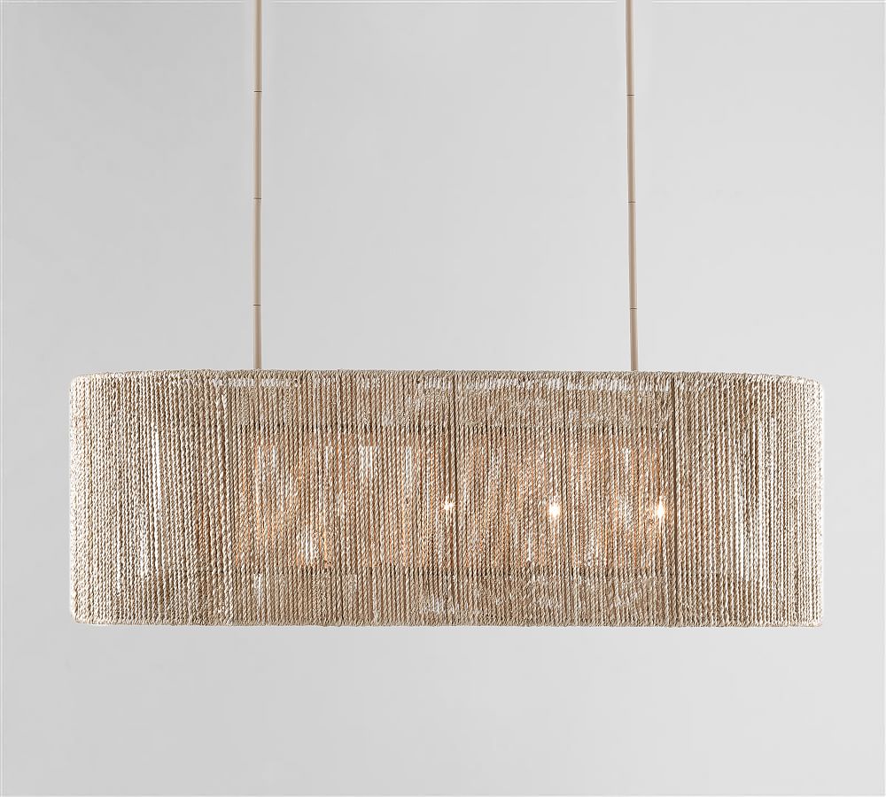 Open Box: Farrington Abaca Linear Chandelier (42&quot;)