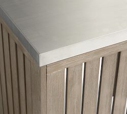 Abbott Outdoor Kitchen Acacia Single-Door Cabinet (31&quot;)