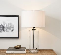 Bates Recycled Glass Table Lamp (23&quot;-28&quot;)