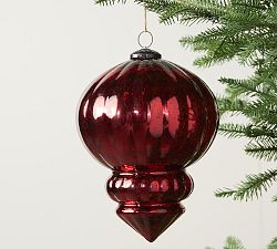 Oversized Mercury Glass Ornaments