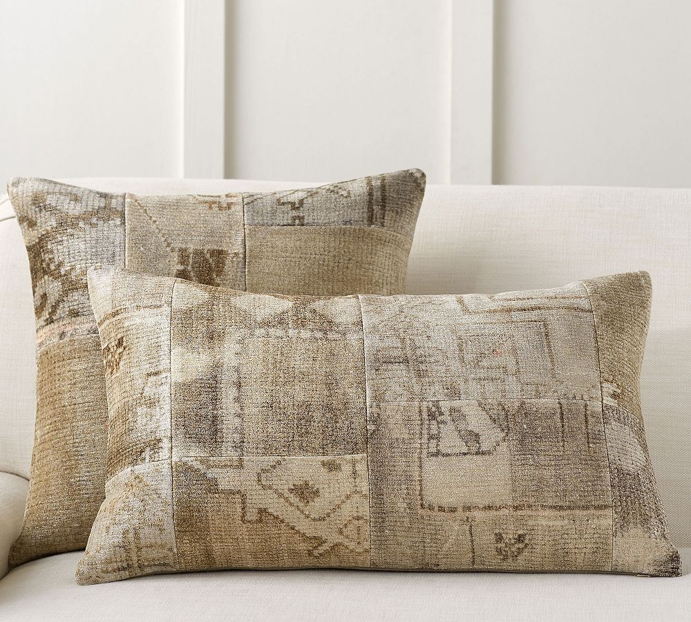 Zinnia Patchwork Printed Pillow Cover