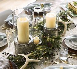 Vinton Mercury Hurricane Candle Holder