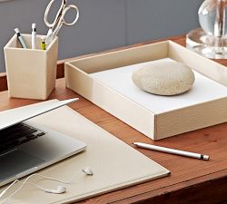 Pebble Leather Desk Blotter