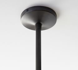 Tapered Metal Shade Linear Chandelier (43&quot;)