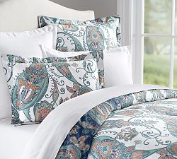 Leah Paisley Reversible Duvet Cover &amp; Shams