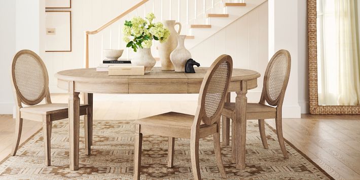 Sausalito Round Extendable Dining Table (54