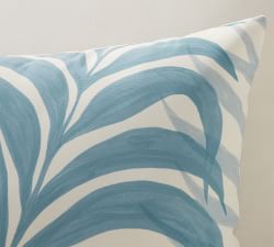 Palm Print Outdoor Lumbar Pillow