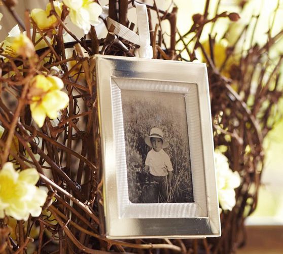 Grosgrain Mat Frame Ornament