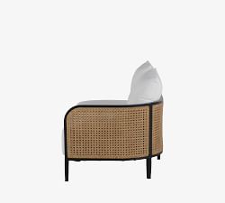 Berengar Wicker Single Arm Outdoor Loveseat