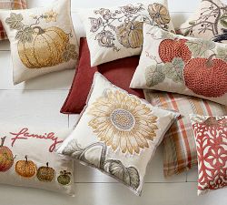 Sunflower Applique Pillow Cover