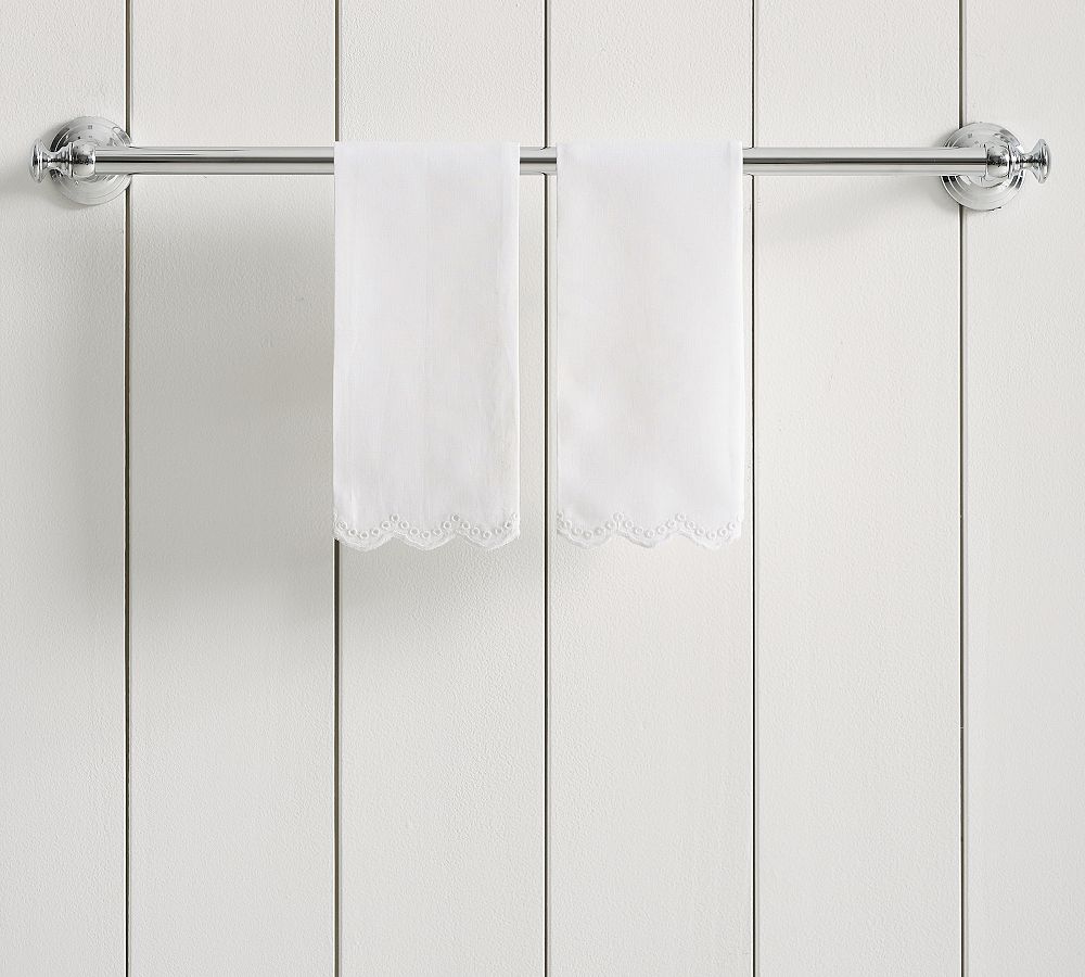 Monique Lhuillier Jolie Embroidered Hand Towel - Set of 2