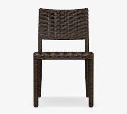 Open Box: Torrey Wicker Stackable Outdoor Dining Chair