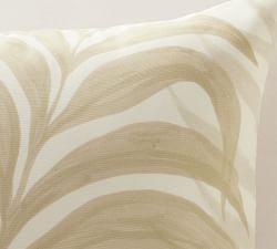 Palm Print Outdoor Lumbar Pillow