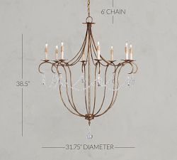 Cabernet Chandelier (32")