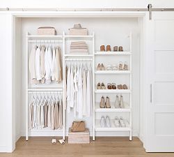 Essential&#160;Reach-In&#160;Closet by Hold Everything,&#160;7' Hanging System with&#160;Shoe Storage&#8203;