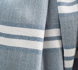 Picnic Striped Throw Blanket