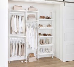 Essential&#160;Reach-In&#160;Closet by Hold Everything,&#160;7' Hanging System with&#160;Shoe Storage&#8203;