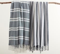 Picnic Striped Throw Blanket