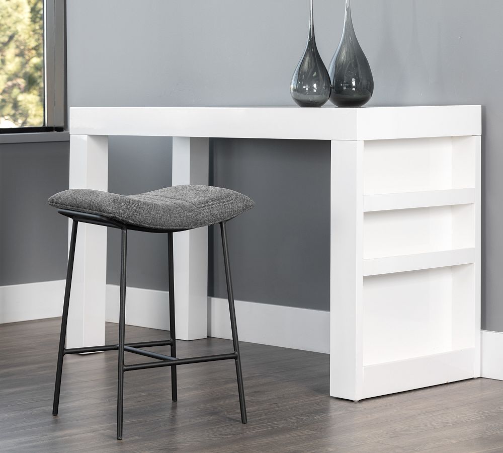 Zandra Upholstered Backless Counter Stool