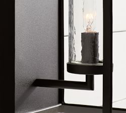 Sonora Outdoor Clear Glass Sconce (16'')