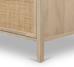 Dolores Cane 3-Drawer File Cabinet