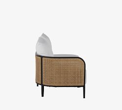 Berengar Wicker Single Arm Outdoor Loveseat