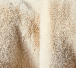 Faux Fur Mink Throw