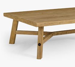 Rustic Farmhouse Rectangular Grand Coffee Table (60")