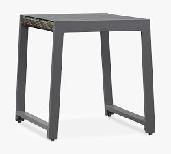 Klein Wicker Square Outdoor End Tables, Set of 2