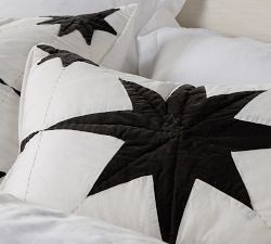 The Emily &amp; Meritt North Star Velvet Patchwork Cotton Quilt &amp; Shams
