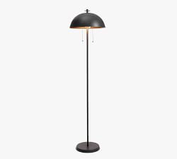 Caufield Metal Dome Downlight Floor Lamp (63")