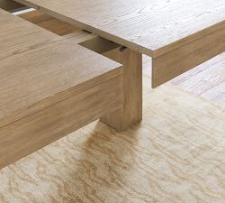Benchwright Straight Leg Extending Counter Height Table (76&quot;- 96&quot;)