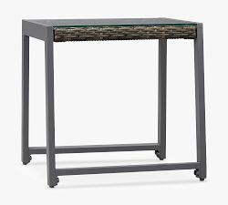 Klein Wicker Square Outdoor End Tables, Set of 2