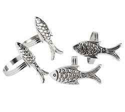 Fish Napkin Rings, Set of 4