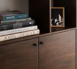 Bradley Open Bookcase with Doors (35.5&quot;)