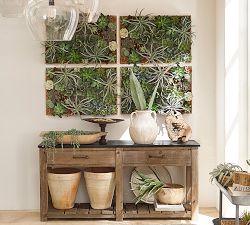 Faux Succulent Wall Art