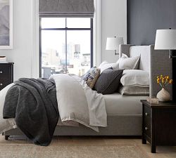 Spencer Washed Organic Percale Pillowcases - Set of 2