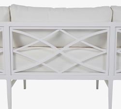 Yvonne Metal Outdoor Sofa