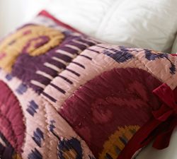 Cruz Ikat Reversible Quilt &amp; Shams