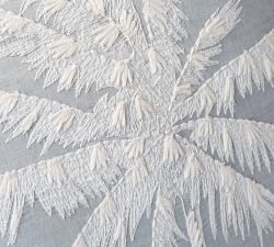 Palm Embroidered Pillow Cover