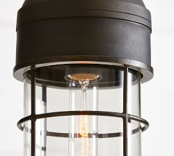 Wellington Outdoor Recycled Glass Pendant (7")