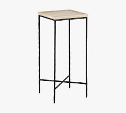 Tate Square Marble Accent Table