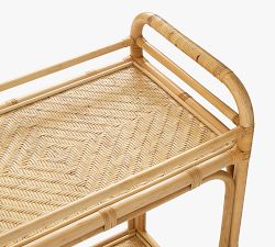 Cane Bar Cart